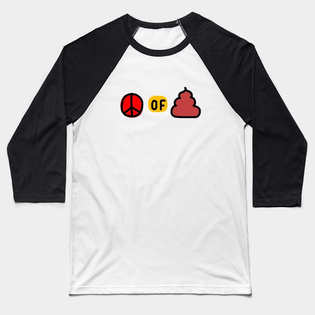 piece of shit Baseball T-Shirt by unremarkable